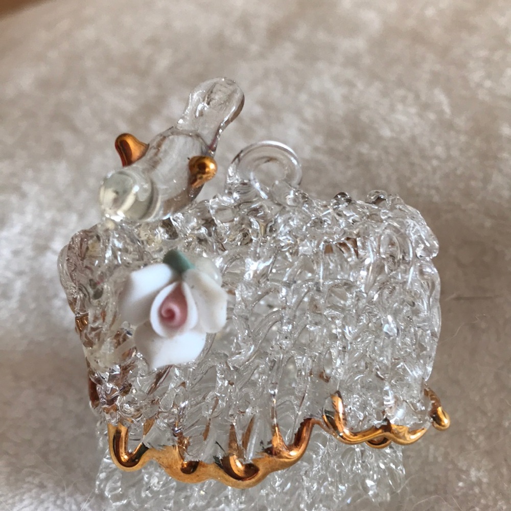 Glass bird house